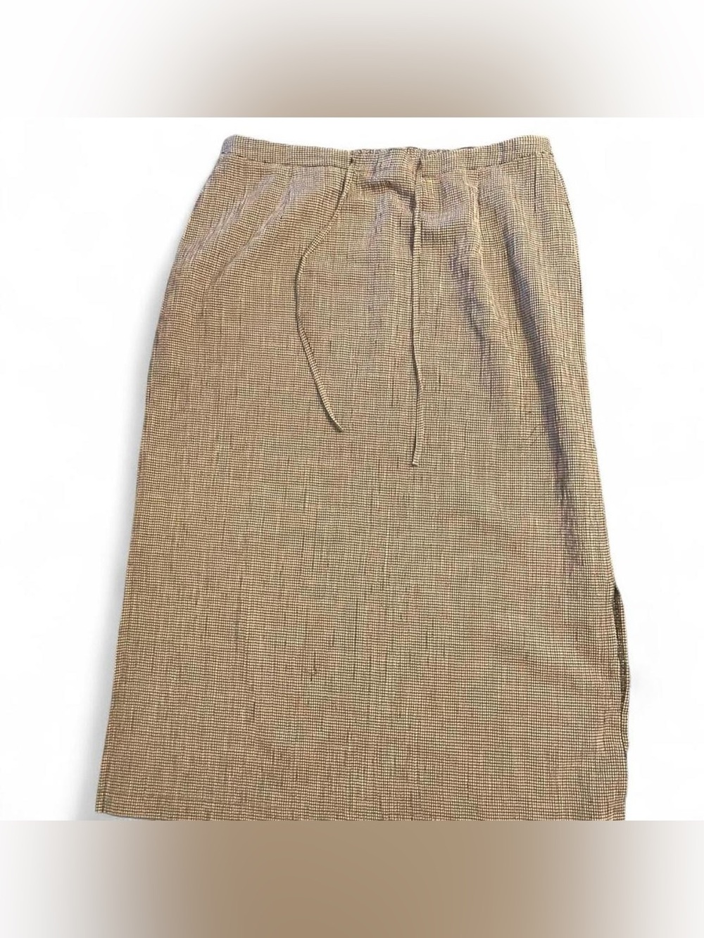 Sag Harbor Vintage 90s Women's L Plaid Grunge Minimalism Academia Midi Skirt